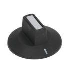 FEKETE FORGATÓGOMB ø 50 mm